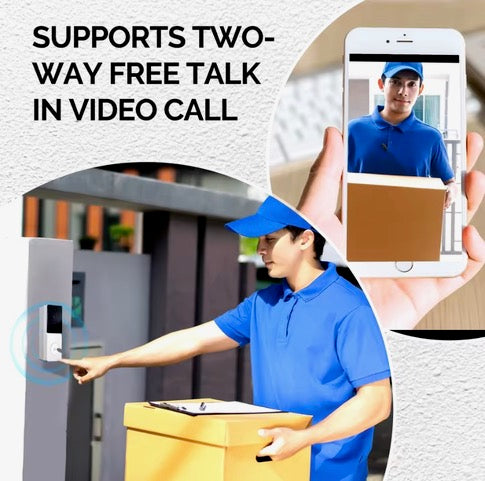 Timbre inteligente con lente gran angular