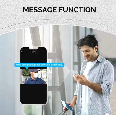 Timbre inteligente con lente gran angular