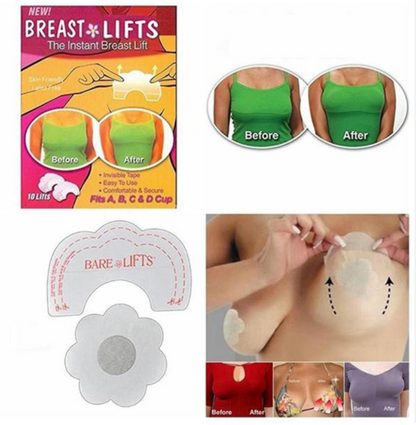 Pack 10 pegatinas levanta pechos