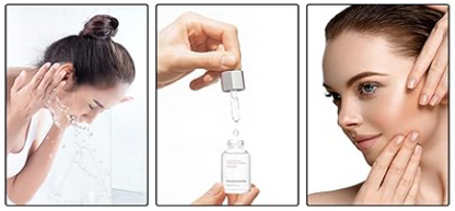 Serum facial con nicotinamida para cuidado de la piel