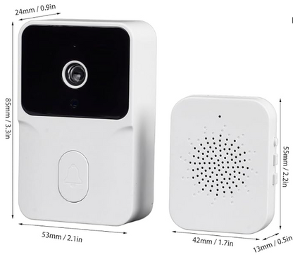 Timbre inteligente con lente gran angular