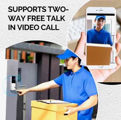 Timbre inteligente con lente gran angular