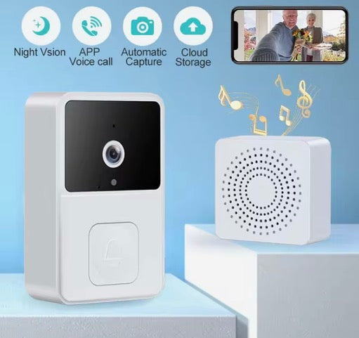 Timbre inteligente con lente gran angular